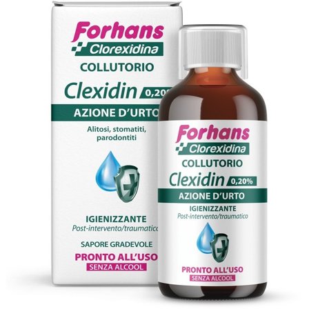 Forhans Clexidin Collutorio 0,20 Senza Alcool 200ml