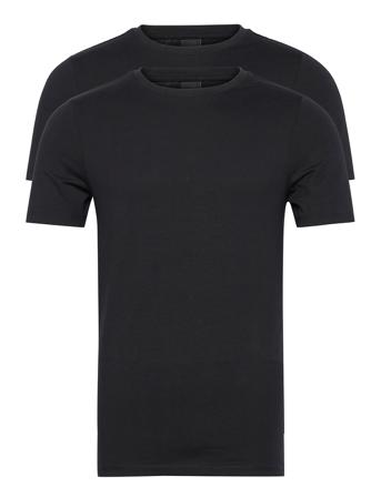 Onsbasic Slim O-Neck 2-Pack T-shirts Short-sleeved Svart ONLY & SONS