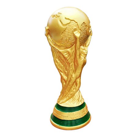 2022 Qatar World-Cup Fotboll Trophy Modell Fotbollsmatch Souvenir Heminredning