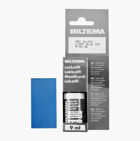 Lackstift ljusblå 790 9 ml - Biltema