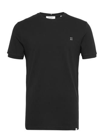 Piqué T-Shirt Tops T-Kortærmet Skjorte Black Les Deux