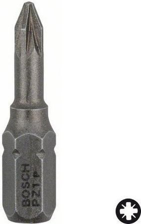 Bosch PZ1 Bits 3-pakn. 25mm, Maskintilbehør & forbruk