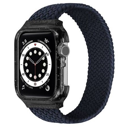 Apple Watch 38/40/41/42mm Braided Nylon Watch Strap - Dark Blue