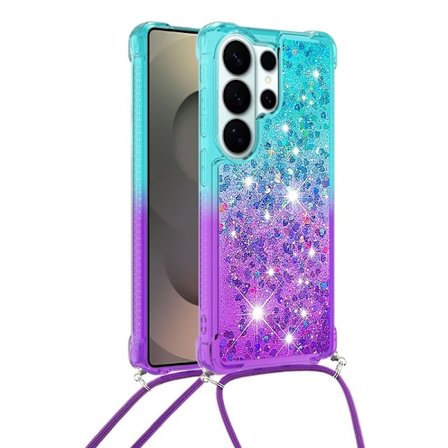 Mobilskal till Samsung Galaxy S26 Ultra Gradient Quicksand TPU - Ljusblå/Lila