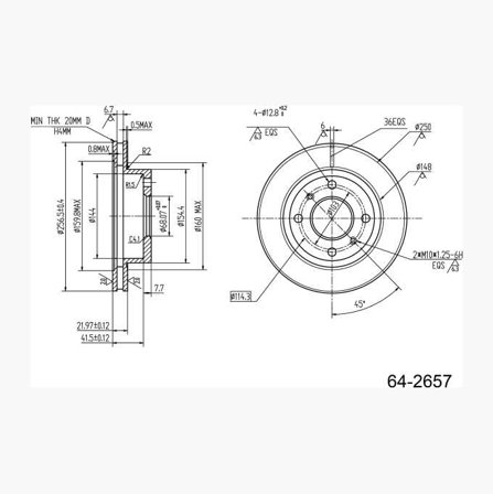 Biltema - BREMSESKIVE