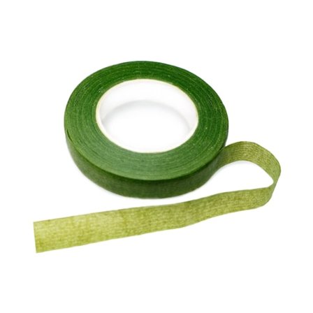 Blomstertejp 1,2 cm Blomstertejp Svart Blomstertejp Används för Bukett Blomsterarrangemang Stånglindningsprocess (Total Längd 18 Meter),grön