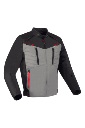 Motorradjacke Bering Otago Schwarz/Grau M