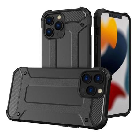 Forcell iPhone 14 Pro Max -kuori Armor - kova muovi - musta