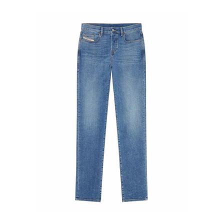 Diesel, Straight Jeans Blauw, Heren, Maat:W29 L30