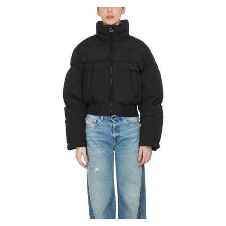 Diesel Winter Jacka svart, Dam, Dam, Storlek: M