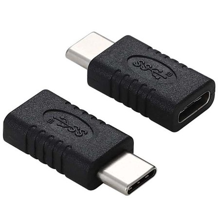 2 stycken USB-C hane till hona adapter, USB 3.1 Type-C förlängning