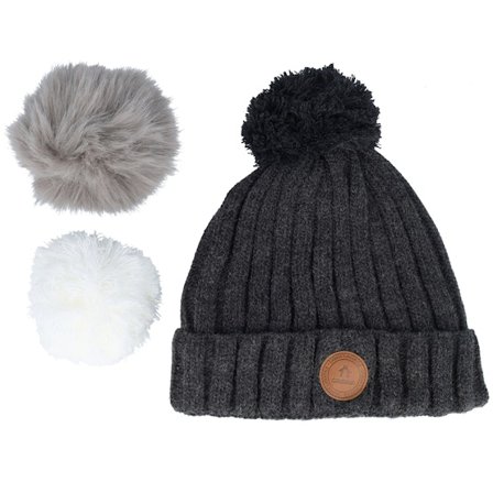 Cabaïa - Grau pom Mütze - Beanie Kir Royal Grey Pol Pom @ Hatstore