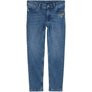 Kids - GANT Blue Script Shield Jeans 92 cm - Bottoms - 92 cm - Blue