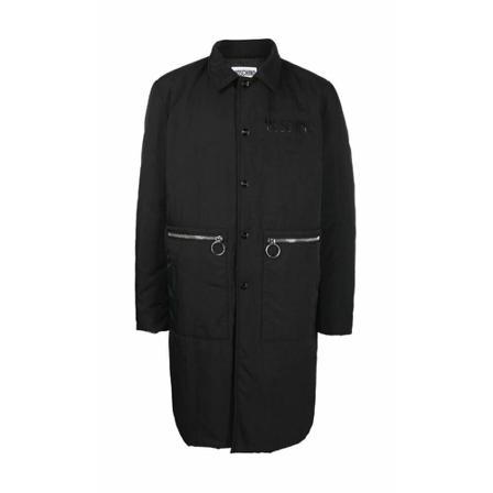 Moschino, Parkas Zwart, Heren, Maat:L