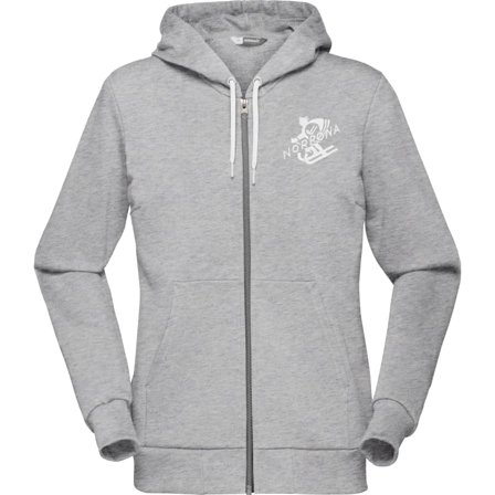 Norrøna Women's /29 Cotton Zip Hoodie Women long-sleeved sweaters Grey M
