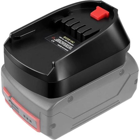 DM18BSC yhteensopiva 18V Li-ion akku muuntaa yhteensopivaksi Bosch PBA -sarjan sähkötyökalujen litiumakkuadapteriksi