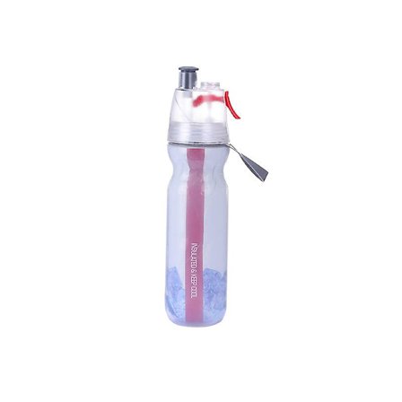 500 ml vannflaske med spray, drikkeflaske for utendørs trening, for sykling, klatring, fitness, fotturer, fjellklatring, kjøling