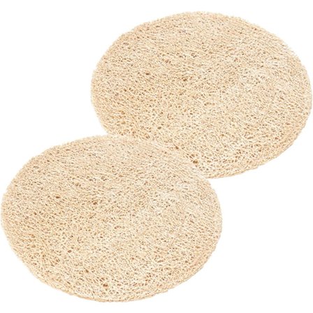 Slidstærke Luffa Dækkeservietter Isolerede Kopmåtter Skridsikre Dækkeservietter til Køkken