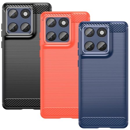 SKALO Motorola Edge 60 Armor Carbon Suojakuori - Valitse väri