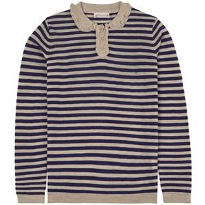 Bonpoint Brynja Striped Sweatshirt Indigo 10 Years - Jumpers and knitwear - 10 years - Blue - Mädchen