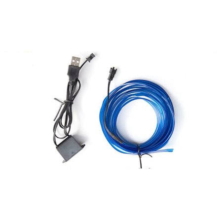 Auton sisäinen tunnelmavalo USB-auton kylmä valo LED ilman katkaisulinjan muutosta tunnelmavalo (sininen)