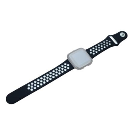 För Fitbit Versa 3 watch i två färger i silikon Black White