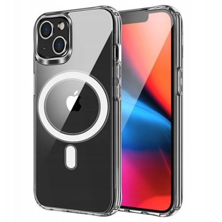 Mobilskal - OEM - TRANSPARENT MAG LOCK - Kompatibel med MagSafe - Flexibel - Transparent