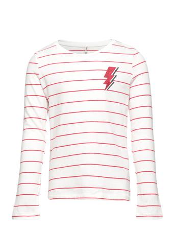 Kogkita Reg L/S Lightning Top Box Jrs Langærmet T-shirt Multi/mønstret Kids Only