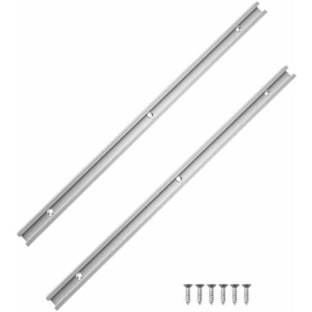 KZQ T-spår Frässpår, 2 st T-spår Frässpår, Aluminium T-spår, T-spår Aluminiumlegering, Aluminiumlegering T-spår, T-spårskena, T-spår Frässpår