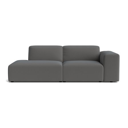 Soma lounge sofa, venstrevendt | Open end - Lisboa Antracit - 245x101x75 - Sofa