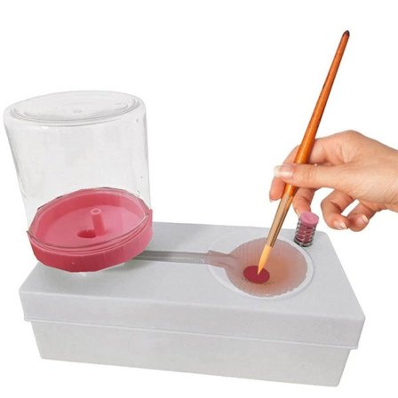 Maling Pensel Rinser Cleaner Makeup Brush Cleaner Multifunctional Machine Fresh Vand Cycle Rinser