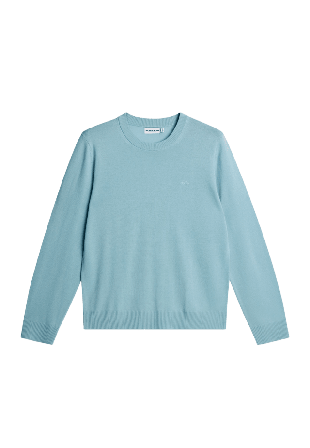 J.Lindeberg Keane Merino Crew Neck Tröjor Herr Blå XL