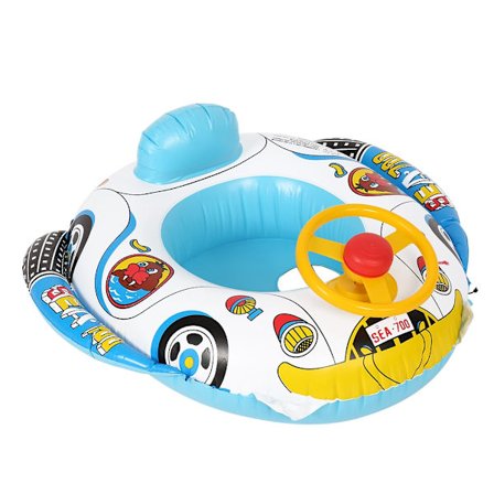 Oppblåsbar PVC Baby Svømmering Flytebåt Vannleke for Barn