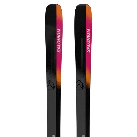 Salomon - All Mountain-Ski Unisex Stance 96 - Black / Fiery Coral / Neon Peach