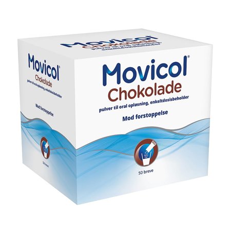 Movicol Pulverbreve Chokolade 50 stk, Medicin & Pleje, Mave & Tarm, Forstoppelse