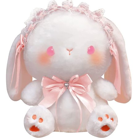 Spets Kanin Gosedjur Doll Plyschleksak Söt Gosedjur - high quality