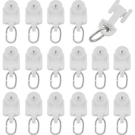 Gardinskinne Ruller, Holdbart Materiale til Kraftig Brug, Glat Glid på Skinner for Ubesværet Gardinbevægelse, Nem Installation for Hurtig