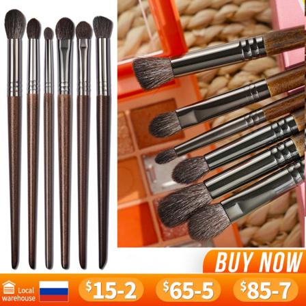 Kosmetisk 2/6 stycken Makeup Ögonskuggsborsteset
