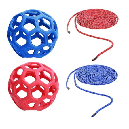 2-pack Hästgodisboll Höspel Boll, Get Höspel Boll Hängande Matningsleksak För Får Häst Get Feede-Yvan