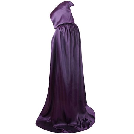 Halloweenkostym, svart cape med huva, Darth Vader-cape (170 cm (exklusive huva))