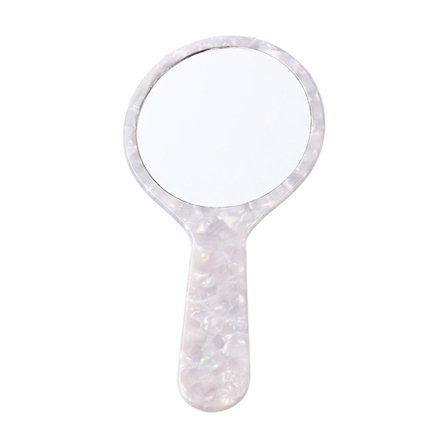 Profesjonelt håndholdt sminkespeil med bruddsikker design og lett bærbarhet