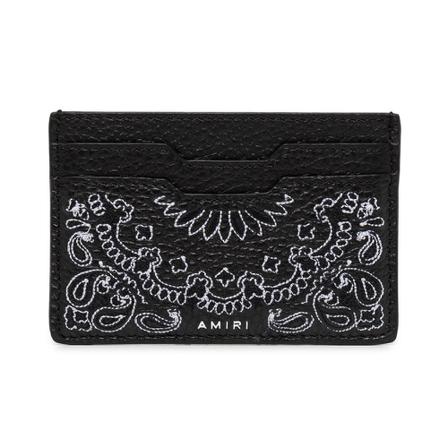 Amiri Wallets ; Cardholders , Zwart , Heren , Maat: ONE Size Portefeuilles