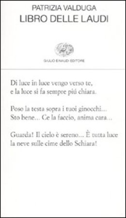 Libro delle laudi Patrizia Valduga