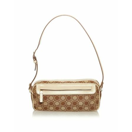 Salvatore Ferragamo Pre-owned, Pre-Owned Shoulder Bag Beige, Dames, Maat:ONE Size