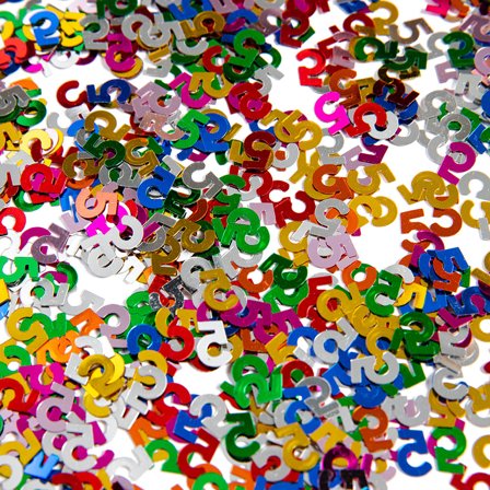Flerfarved Konfetti 5 år