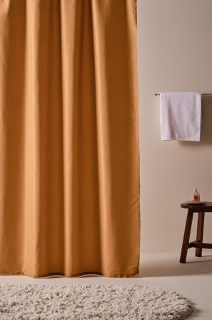 Jotex - Dusjforheng Tobakksbrun - ANINE - Kjøp Dusjforheng hos Jotex