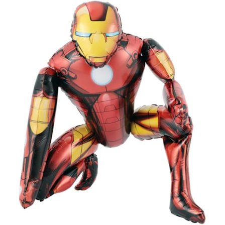 Fødselsdag Ballon Dekorationer, Iron-Man Oppustelige Latex Balloner, Avengers Folie Ballon Superhelt Fest Dekorationer, til Fødselsdagsfester, Tema 