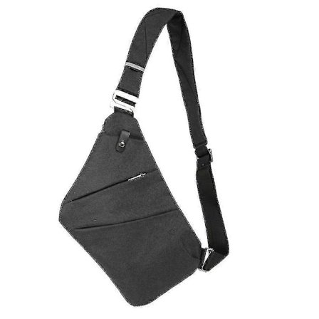 Herr Crossbody Sling Bag Vattentät Axelväska Bröst Ryggsäck Stöldskydd Väskor Ficka [db]