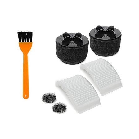 Suodatinsetti Style 12 & Powerforce -pussiimurittomille imureille 203-1402 Sisäinen/ulompi pyöreä suodatin Jälki-/esisuodatin