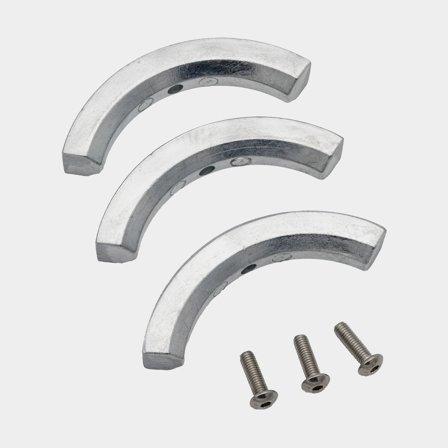 Anodsats 2-bl, 3-bl foldingpropeller, magnesium